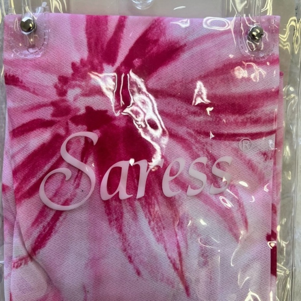 The Saress Ultimate Beach Dress Pink Tie Dye Coverup Sz‎ L NIB